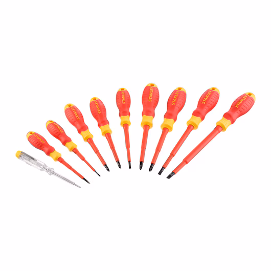 10 részes VDE csavarhúzó készlet - STANLEY -